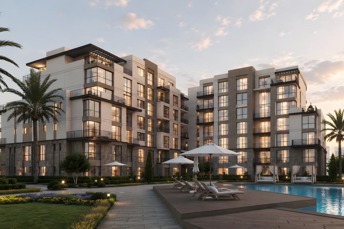 One-bedroom residences overlooking the pool and landscaped courtyard