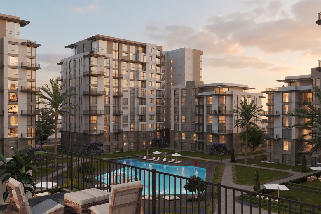 Two-bedroom residences fronting the waterfront promenade